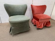 A Pair of Mid Century Cocktail Chairs