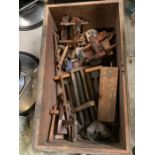 A Large Volume of Antique and Vintage Carpenters Tools In Trunks