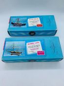 Two boxed Constructo San Luis Minorca Spain, Baltimore Clipper R-411 and Viking R-410