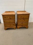 Two Pine Bedside Tables