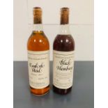 English Mead and Black Hamburg, specially bottle for Hampton Court