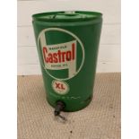 A Castrol motor oil tin
