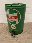 A Castrol motor oil tin