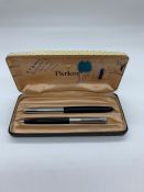 A Boxed Parker Pen Set