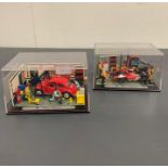 Two Toy World Collectibles, Work Shop and Formula 1