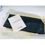 A Boxed Concorde Leather Cheque Book Holder