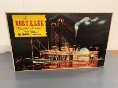 A boxed "The Rob T.E.Lee Mississippi Steamboat model kit