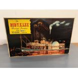 A boxed "The Rob T.E.Lee Mississippi Steamboat model kit