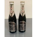 Two 1993 Samichlaus Bier dark beer made in Switzerland (14% vol 25cl) drink between 1998-2023,