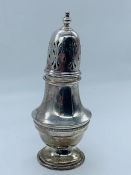 Silver sugar sifter makers mark T.S Birmingham 1933