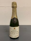 A Half Bottle of Bollinger Champagne