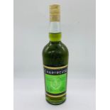 A bottle of vintage Chartreuse