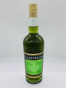 A bottle of vintage Chartreuse