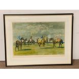 "Before The Start" Newmarket, signed lower right by Sir Alfred James Munnings K.C.V.O (British