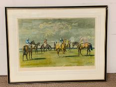 "Before The Start" Newmarket, signed lower right by Sir Alfred James Munnings K.C.V.O (British