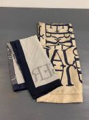 Two ladies Jaeger scarfs (60cm x 60cm 85cm x 87cm)