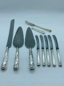 Silver handled cutlery