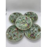 Five Late 19th Century Chinese Plates.