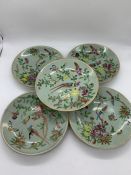 Five Late 19th Century Chinese Plates.