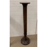 A Mahogany Torchere