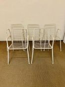 A set of five EMU garden chairs Italian