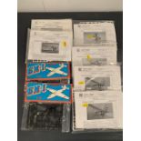 A selection of eight sealed aircraft model kits to include Macwtab 1:72, Fletner F1 282, Bucker Bu