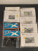 A selection of eight sealed aircraft model kits to include Macwtab 1:72, Fletner F1 282, Bucker Bu