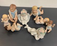 Eight cherubs