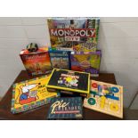 A selection of board games