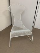 A Mid Century unique metal Sculptured Garden Chair