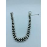 Substantial silver necklace (220g)