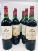 Six Bottles of 1981 Les Forts de Latour