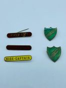 A Selection of Five Vintage School Badges