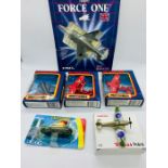 A selection of model aircraft to include Matchbox