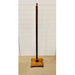 A Walnut Art Deco Lamp Stand