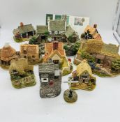 A selection of ten Lillipot Lane Cottages, Cabbage Patch Corner, The Little Lost Dog, Saddlers