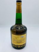 A bottle of Dyroc Napoleon Brandy VSOP