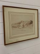 A Clifford Hatts Reclining Nude Painting