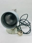 A vintage 1960's Philips ultraphil heat/health lamp type KL2866