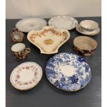 A mixed selection of Royal Crown Derby china plates, bowls etc