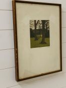 Christopher Penny 'Abbot's Leigh' colour etching 66/75