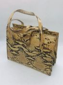 A vintage Snakeskin hangbag