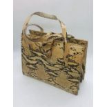 A vintage Snakeskin hangbag