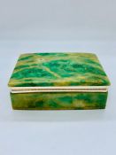 An onyx trinket box