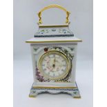 A Franklin Mint China Mantle Clock
