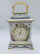 A Franklin Mint China Mantle Clock