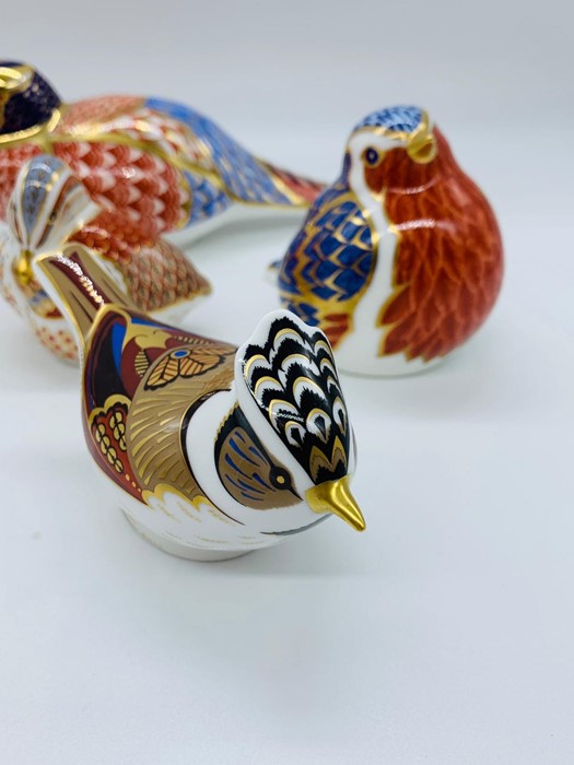 Five Royal Derby china birds - Image 3 of 4