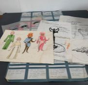 A Selection of Artwork from Gerry Anderson's Studio, various themes and styles.