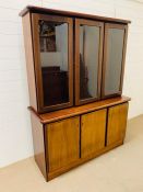 A Mid Century Sideboard, with or without glazed bookcase top