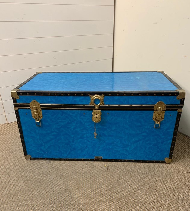 A School Trunk in blue. - Image 3 of 3